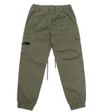 ブラックブロンド(BLACKBLOND) BBD Graffiti Logo Cargo Jogger Pants (Khaki)