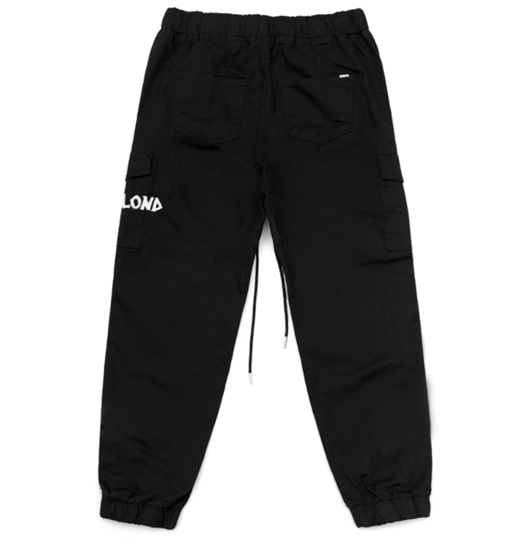 ブラックブロンド(BLACKBLOND) BBD Graffiti Logo Cargo Jogger Pants (Black)