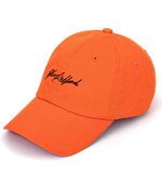 ブラックブロンド(BLACKBLOND)  BBD Script Logo Cap (Orange)