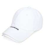 ブラックブロンド(BLACKBLOND)  BBD Classic Logo Double Visor Cap (White)