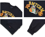 ロマンティッククラウン(ROMANTIC CROWN)  UNICORN LION LOGO SWEAT SHIRT_NAVY