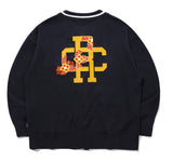 ロマンティッククラウン(ROMANTIC CROWN)  RED FLOWER DANCHEONG CARDIGAN_NAVY