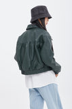 ロマンティッククラウン(ROMANTIC CROWN)  RETRO BOMBER JACKET_GREEN