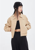 ロマンティッククラウン(ROMANTIC CROWN)  RETRO BOMBER JACKET_BROWN