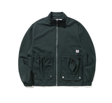 ベドインベド(BADINBAD) FRONT BIG POCKET WINDBREAKER_GREEN