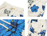 ロマンティッククラウン(ROMANTIC CROWN)  FLOWER PATTERN SWEAT PANTS_OATMEAL