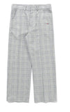 ロマンティッククラウン(ROMANTIC CROWN) GRID CHECK PANTS_GREY
