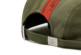 ベドインベド(BADINBAD) NAME TAG LOGO CAMP CAP_KHAKI
