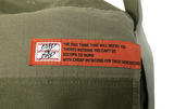 ベドインベド(BADINBAD) NAME TAG LOGO CAMP CAP_KHAKI
