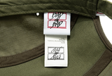 ベドインベド(BADINBAD) NAME TAG LOGO CAMP CAP_KHAKI