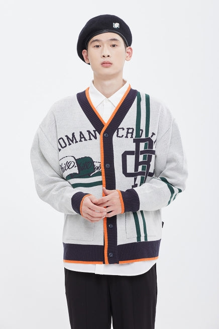 ロマンティッククラウン(ROMANTIC CROWN)  RC CLUB KNIT CARDIGAN_OATMEAL