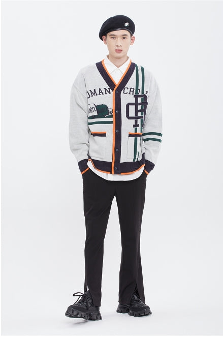 ロマンティッククラウン(ROMANTIC CROWN)  RC CLUB KNIT CARDIGAN_OATMEAL