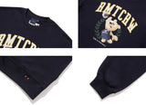 ロマンティッククラウン(ROMANTIC CROWN) VOLLEY BEAR SWEAT SHIRT_NAVY