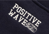 ロマンティッククラウン(ROMANTIC CROWN) VOLLEY BEAR SWEAT SHIRT_NAVY
