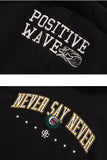 ロマンティッククラウン(ROMANTIC CROWN)  NEVER SAY NEVER HOODIE_BLACK