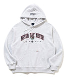 ロマンティッククラウン(ROMANTIC CROWN)  NEVER SAY NEVER HOODIE_LIGHT GREY