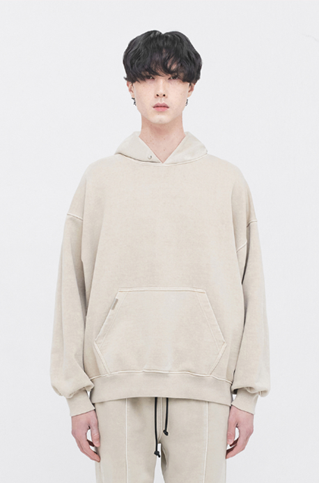 ディープリーク(DPRIQUE) CLASSIC HOODIE - WASHED BEIGE