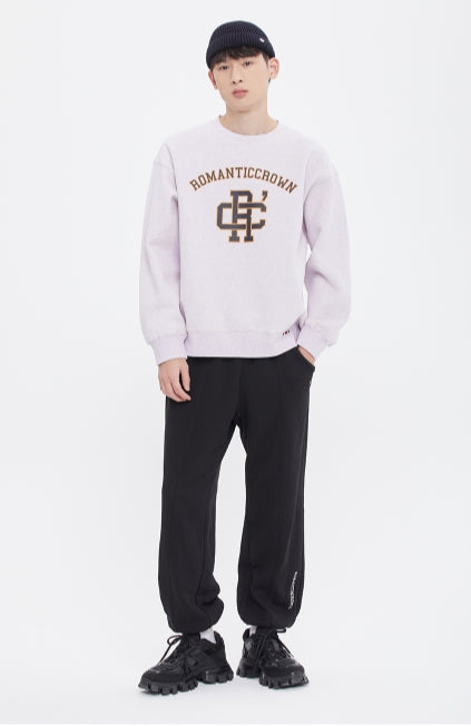ロマンティッククラウン(ROMANTIC CROWN) RC CLUB SWEAT SHIRT_MELANGE PURPLE
