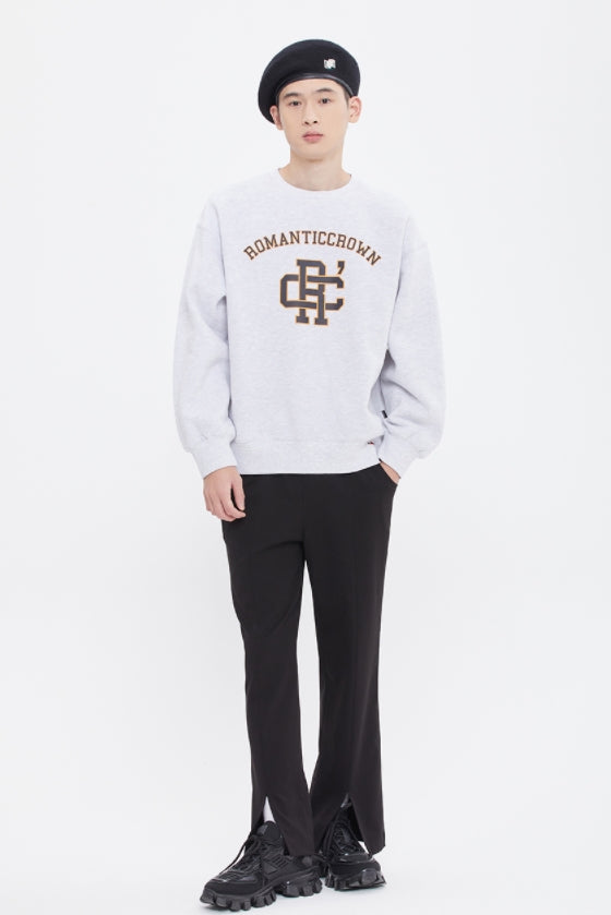 ロマンティッククラウン(ROMANTIC CROWN) RC CLUB SWEAT SHIRT_LIGHT GREY