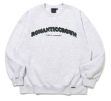 ロマンティッククラウン(ROMANTIC CROWN) ROUND ARCH LOGO SWEAT SHIRT_LIGHT GREY