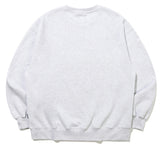 ロマンティッククラウン(ROMANTIC CROWN) ROUND ARCH LOGO SWEAT SHIRT_LIGHT GREY