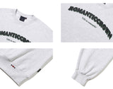 ロマンティッククラウン(ROMANTIC CROWN) ROUND ARCH LOGO SWEAT SHIRT_LIGHT GREY