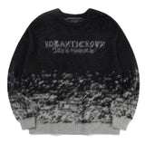 ロマンティッククラウン(ROMANTIC CROWN)  MOHAIR GRADATION KNIT_BLACK