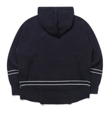 ロマンティッククラウン(ROMANTIC CROWN)  RIB KNIT HOOD_NAVY