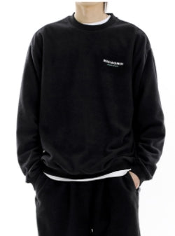 mahagrid (マハグリッド) SPORTS FLEECE CREWNECK [BLACK]