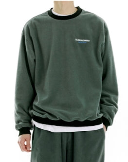 mahagrid (マハグリッド) SPORTS FLEECE CREWNECK [GREEN]