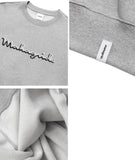mahagrid (マハグリッド) SIGNATURE LOGO SWEATSHIRT [GREY]