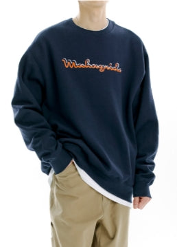 mahagrid (マハグリッド) SIGNATURE LOGO SWEATSHIRT [NAVY]