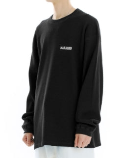 mahagrid (マハグリッド) MIL WAFFLE LS TEE [BLACK]