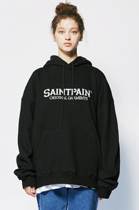 セイントペイン(SAINTPAIN)  SP ORIGINAL LOGO HOOD-BLACK