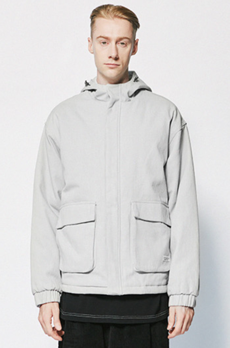 セイントペイン(SAINTPAIN)  SP COTTON HOOD ZIP JACKET-GRAY