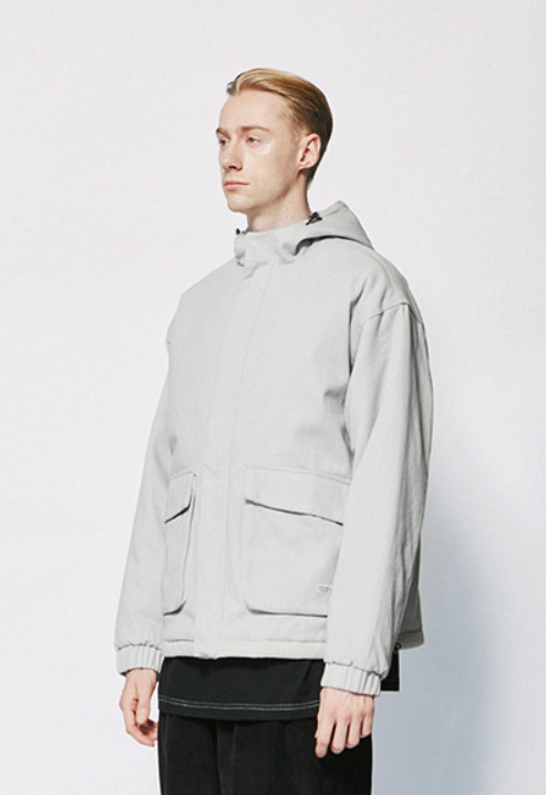 セイントペイン(SAINTPAIN)  SP COTTON HOOD ZIP JACKET-GRAY