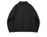 セイントペイン(SAINTPAIN)  SP COTTON MINIMAL ZIP JACKET-BLACK