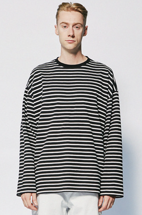 セイントペイン(SAINTPAIN)  SP OVERSIZE STRIPE T SHIRTS