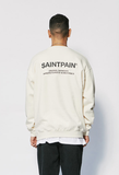 セイントペイン(SAINTPAIN)  SP VARIATION LOGO CREWNECK-CREAM