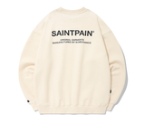 セイントペイン(SAINTPAIN)  SP VARIATION LOGO CREWNECK-CREAM