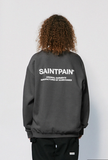 セイントペイン(SAINTPAIN)  SP VARIATION LOGO CREWNECK-CHARCOAL