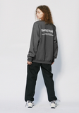 セイントペイン(SAINTPAIN)  SP VARIATION LOGO CREWNECK-CHARCOAL