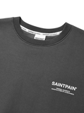 セイントペイン(SAINTPAIN)  SP VARIATION LOGO CREWNECK-CHARCOAL