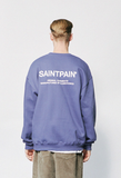 セイントペイン(SAINTPAIN)  SP VARIATION LOGO CREWNECK-BLUE