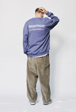 セイントペイン(SAINTPAIN)  SP VARIATION LOGO CREWNECK-BLUE