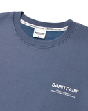 セイントペイン(SAINTPAIN)  SP VARIATION LOGO CREWNECK-BLUE