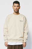 セイントペイン(SAINTPAIN)  SP VARIATION LOGO CREWNECK-BEIGE