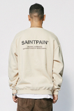 セイントペイン(SAINTPAIN)  SP VARIATION LOGO CREWNECK-BEIGE