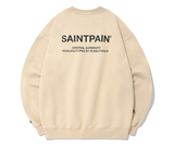 セイントペイン(SAINTPAIN)  SP VARIATION LOGO CREWNECK-BEIGE