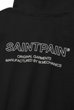 セイントペイン(SAINTPAIN) SP OUTLINE LOGO HOOD-BLACK